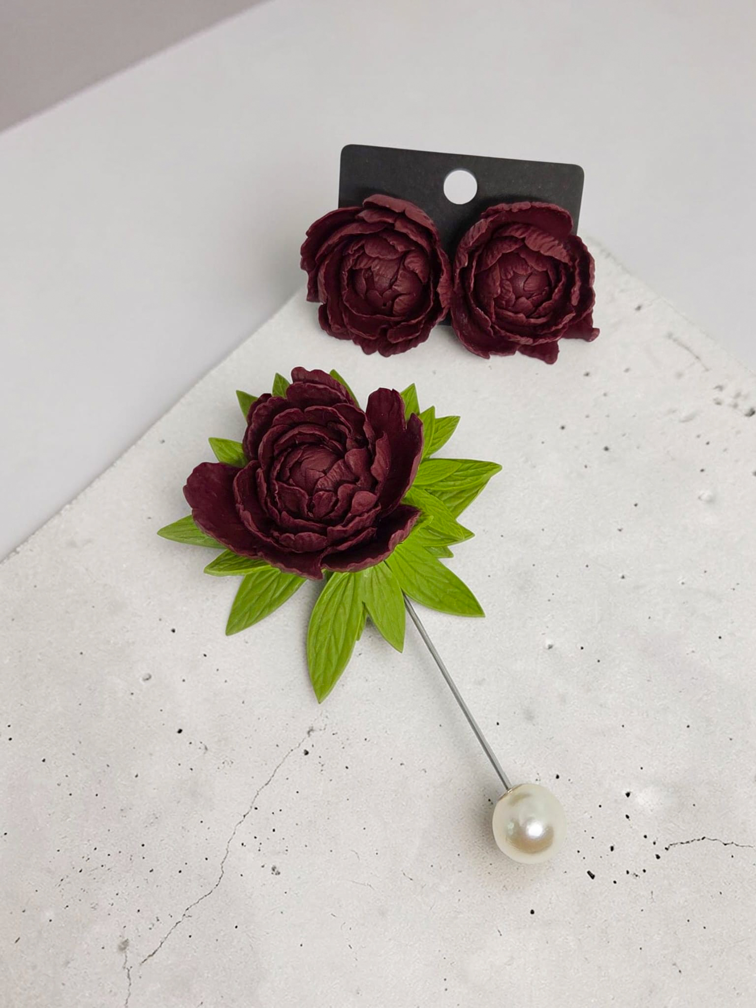 BIJUTERII HANDMADE, DIN LUT POLIMERIC, DECOR INSPIRAT DIN FRUMUSEȚEA FLORILOR NATURALE